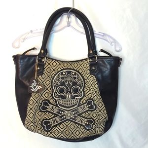 Loungefly Sugar Skull and Crossbones Bag